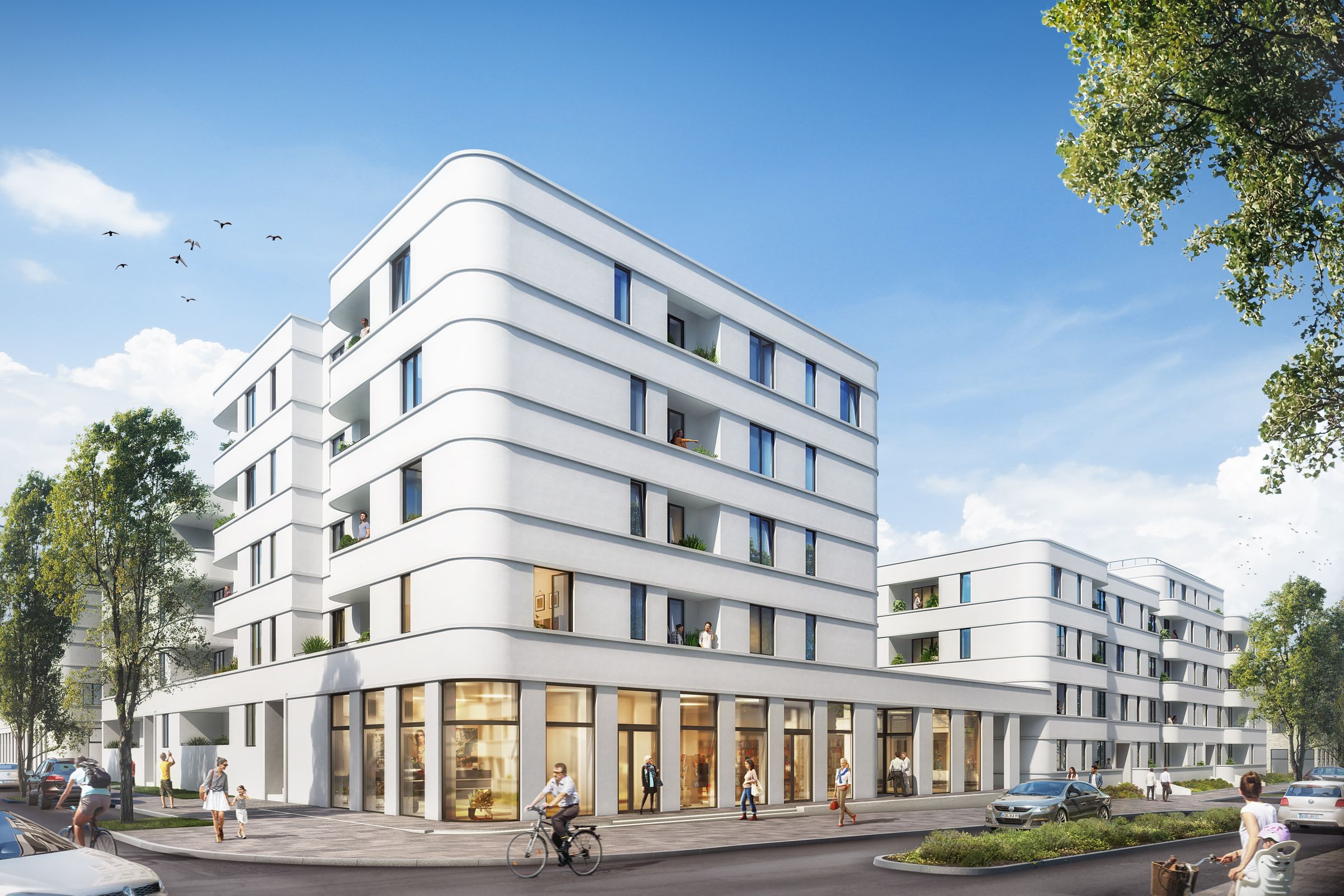 Lindenhöfe Steimker Gärten Wolfsburg / VW Immobilien archlab